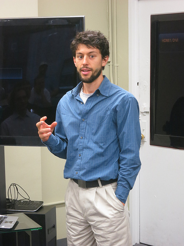 Brian Buchalter speaking at End Point office