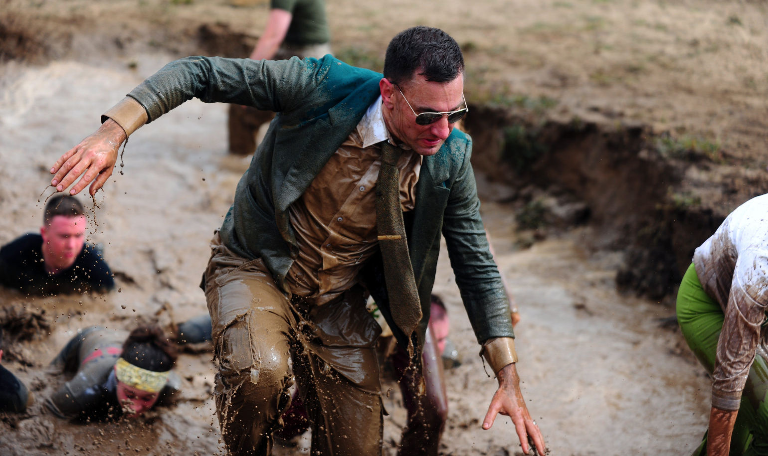 A mud run