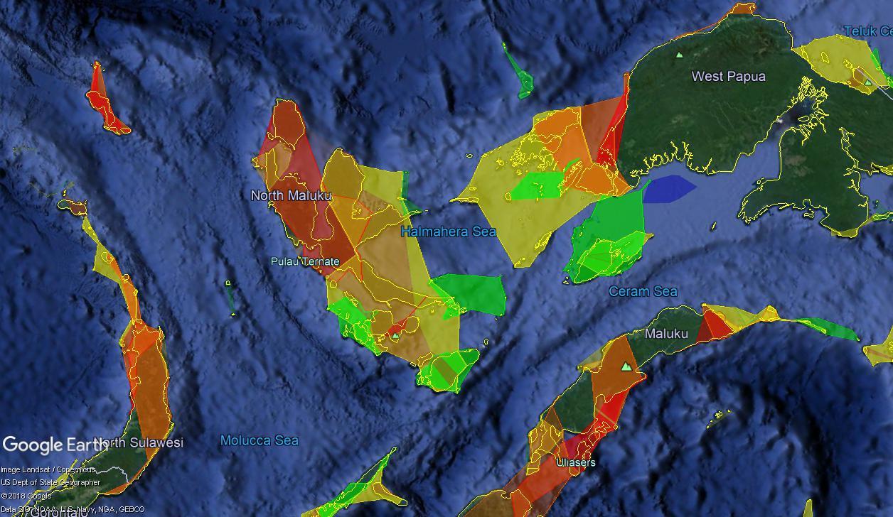 Coral reefs, widest zoom