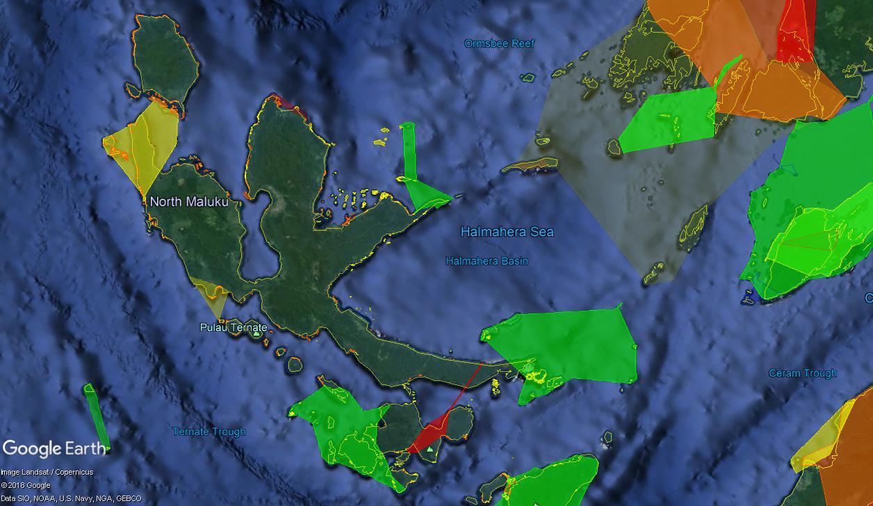 Coral reefs, mid-range zoom