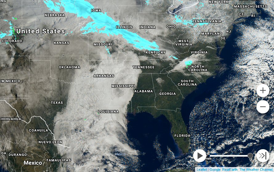 Leaflet Weather map example