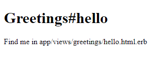 The Greetings Hello page