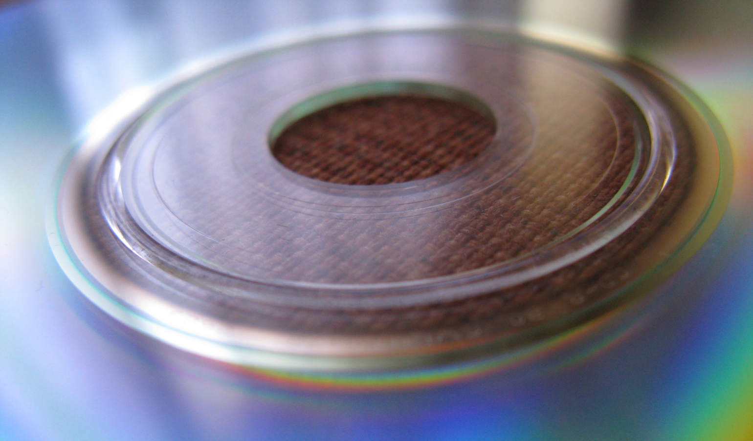 Compact disc close-up