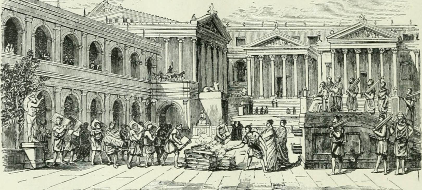 Roman tax burning