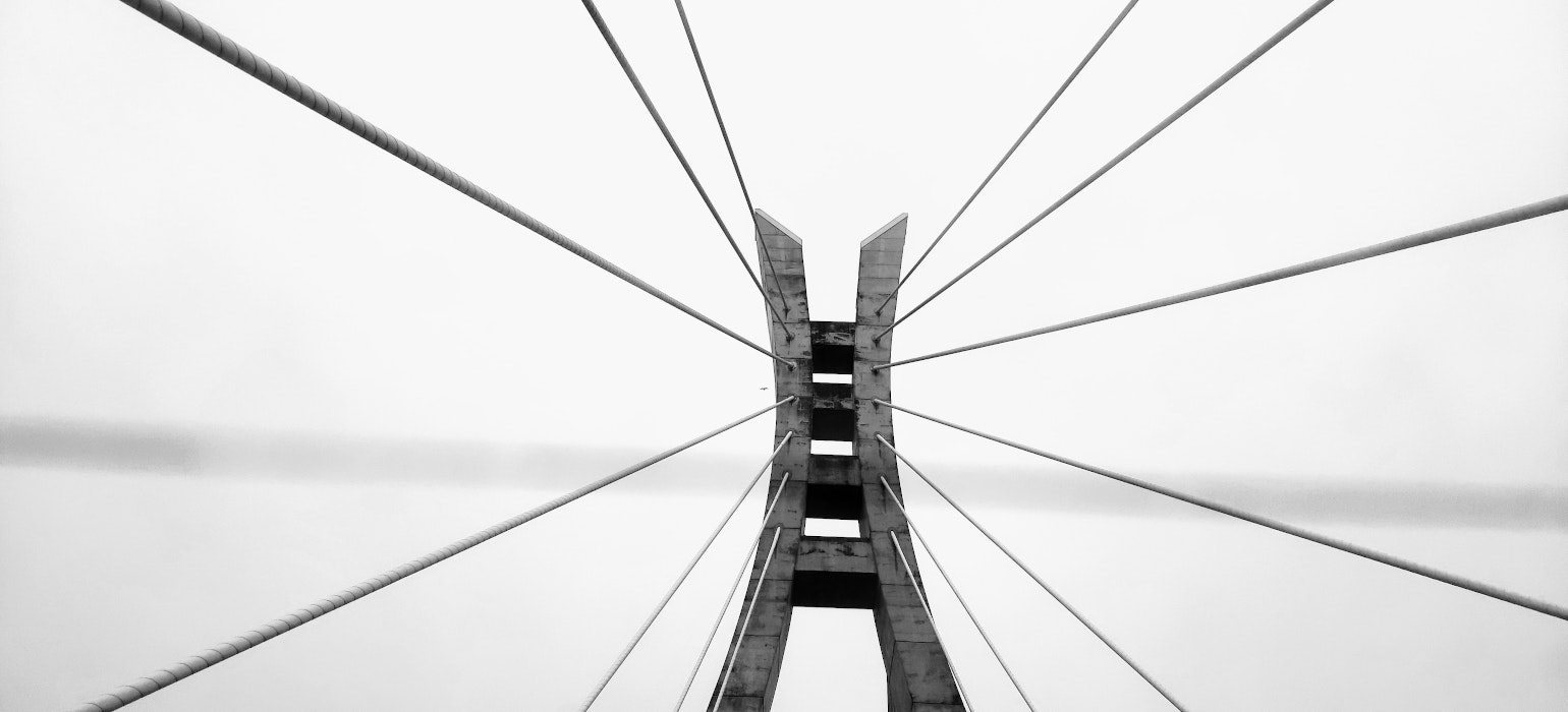 Bridge with wires