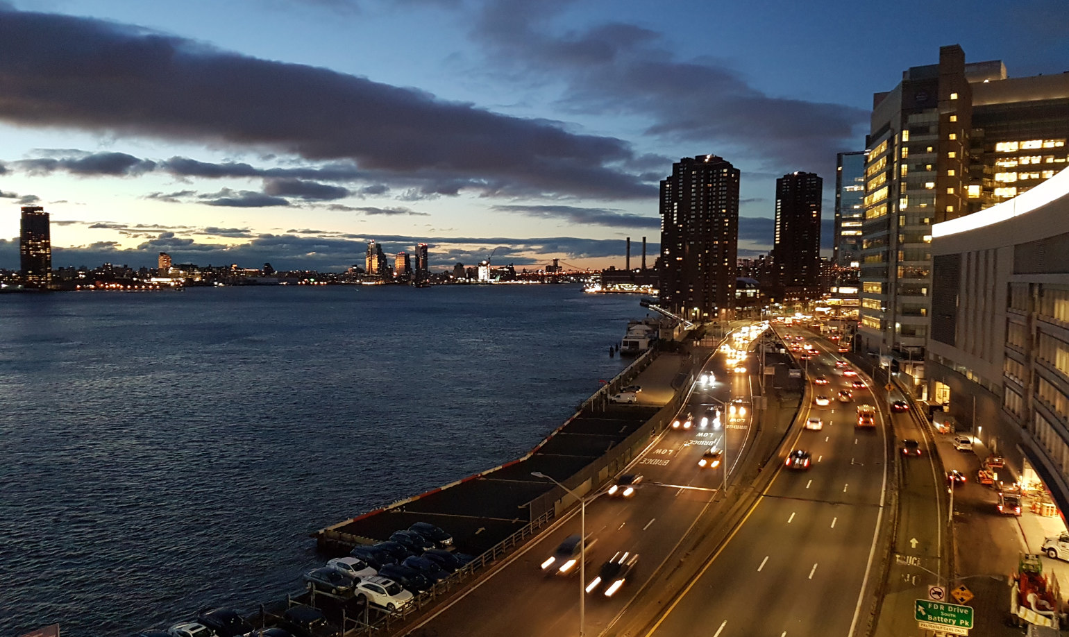 New York City East River & FDR Drive