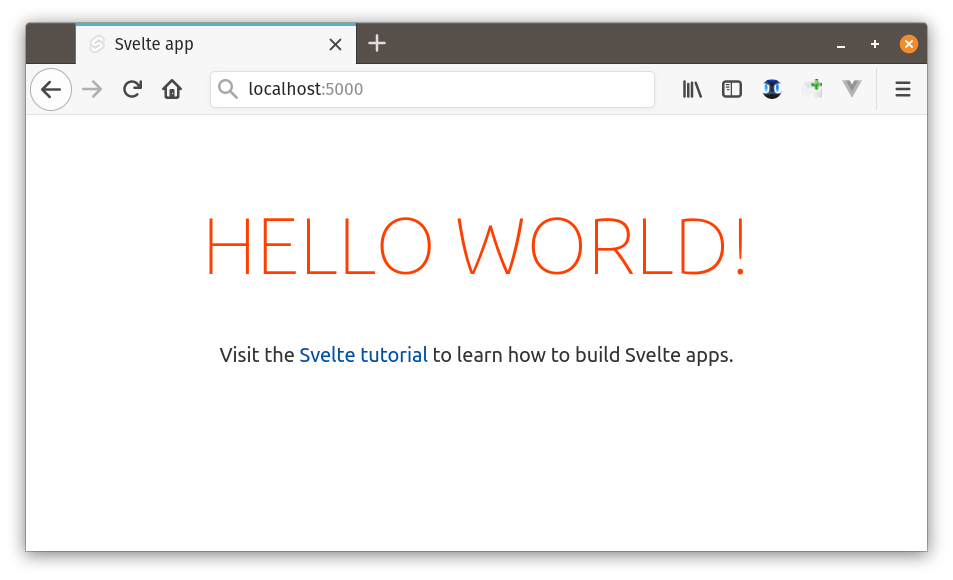 Hello to the Svelte world