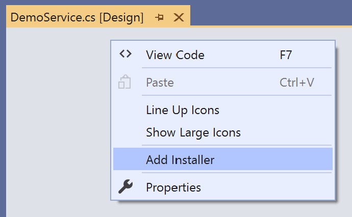 Adding an Installer screenshot