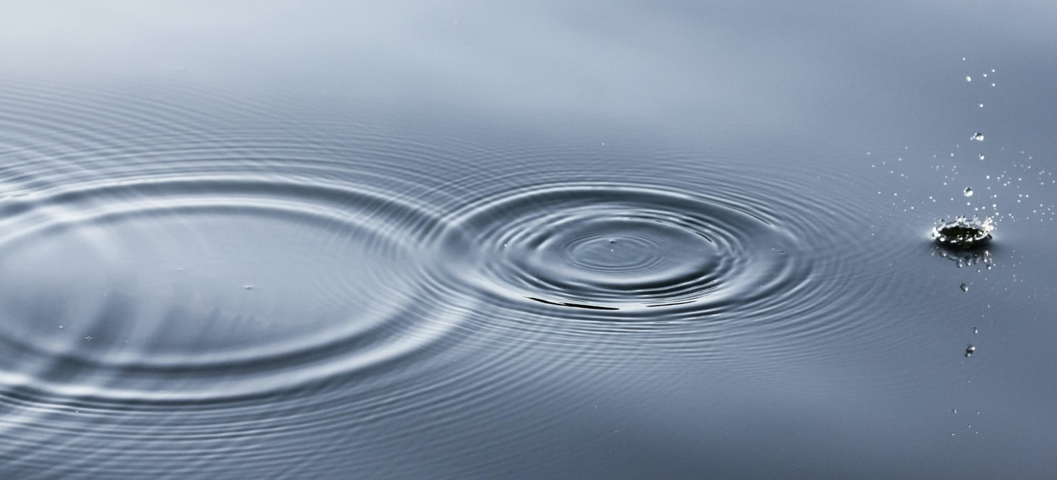 Ripples in water