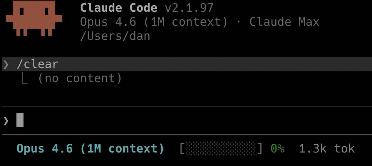 Claude Code statusline example
