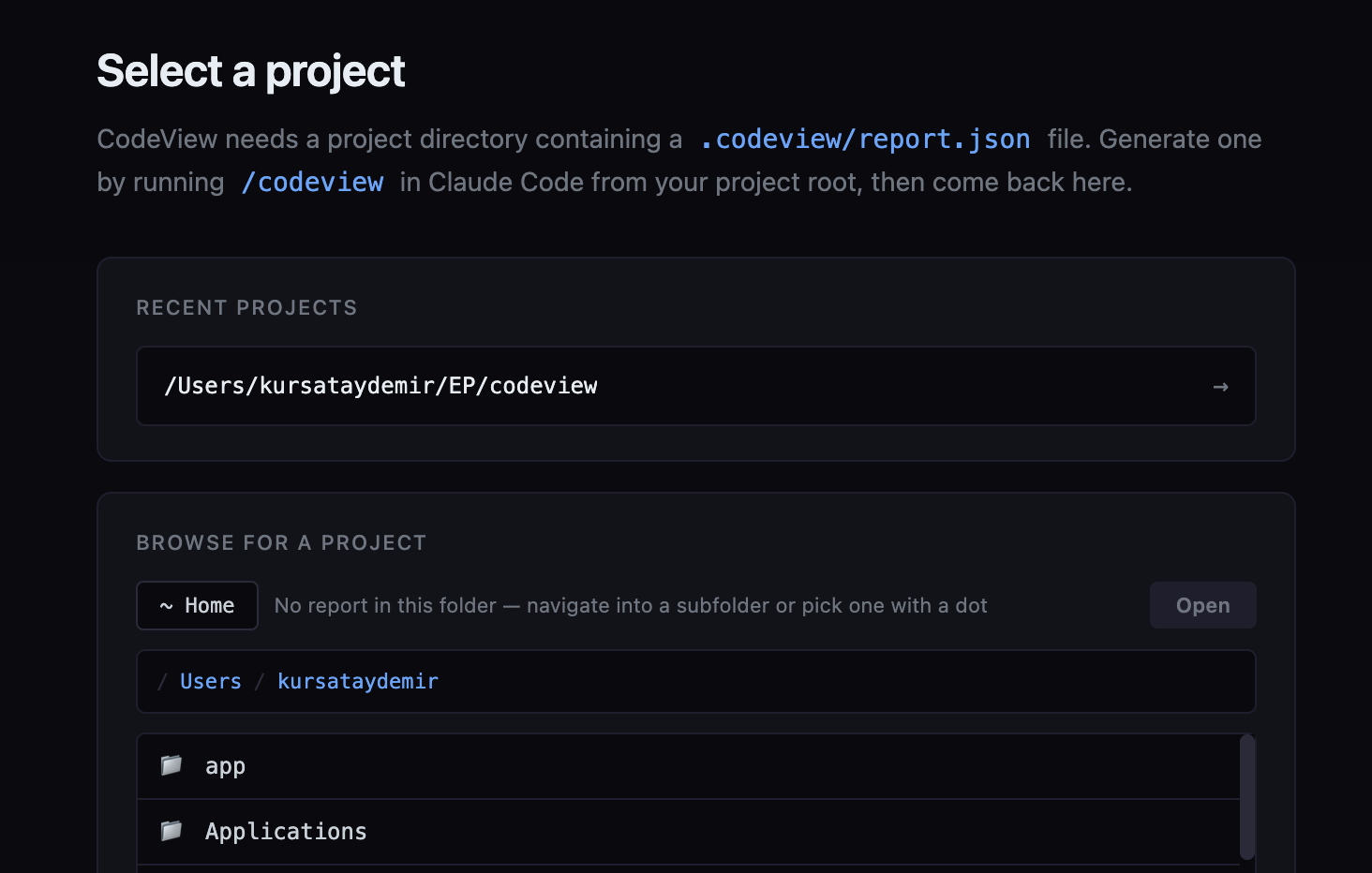 claude-code codeview command