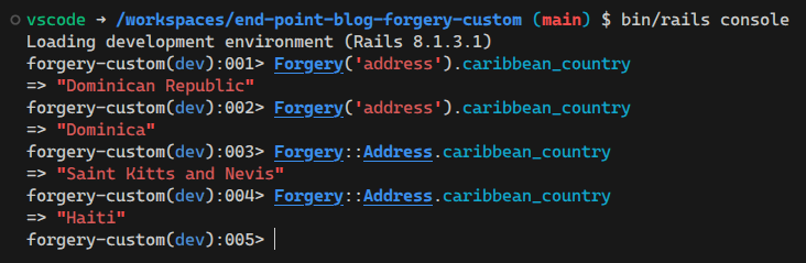 Using our custom forgery